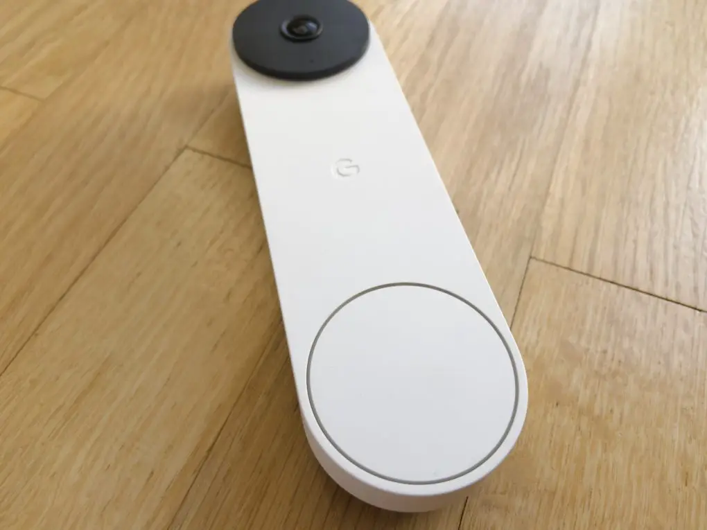 Google Nest Doorbell bell button