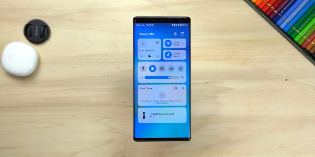Huawei Harmony OS Kontrollzentrum