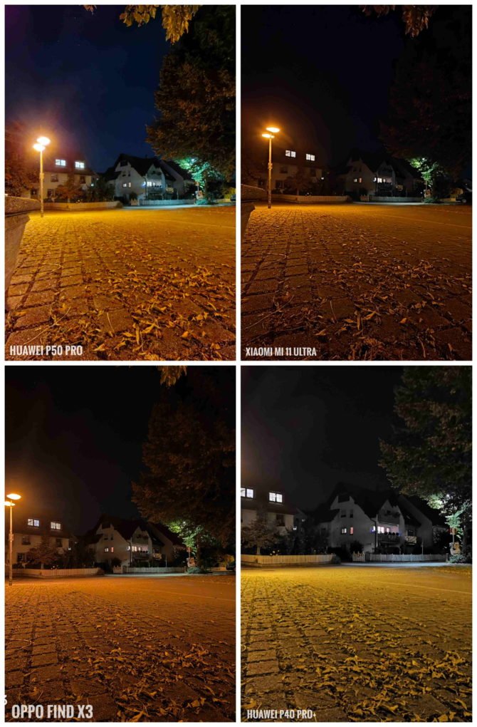 Huawei P50 Pro Camera comparison ultra wide angle