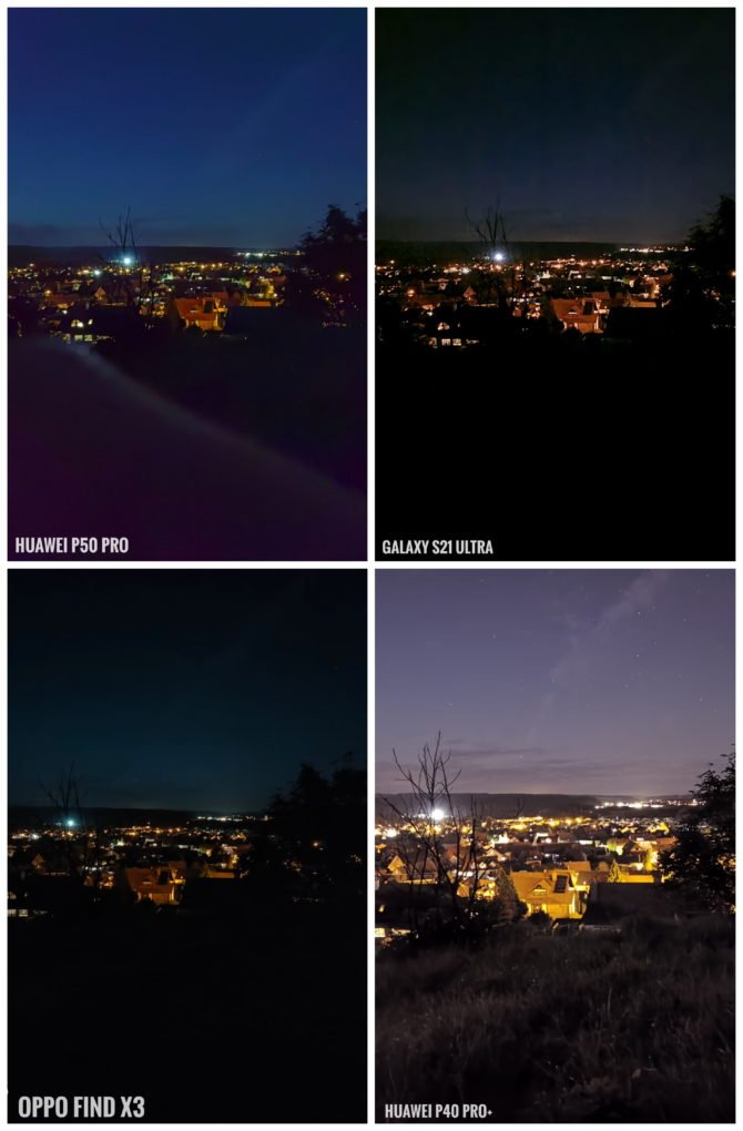 Huawei P50 Pro Camera comparison ultra wide angle