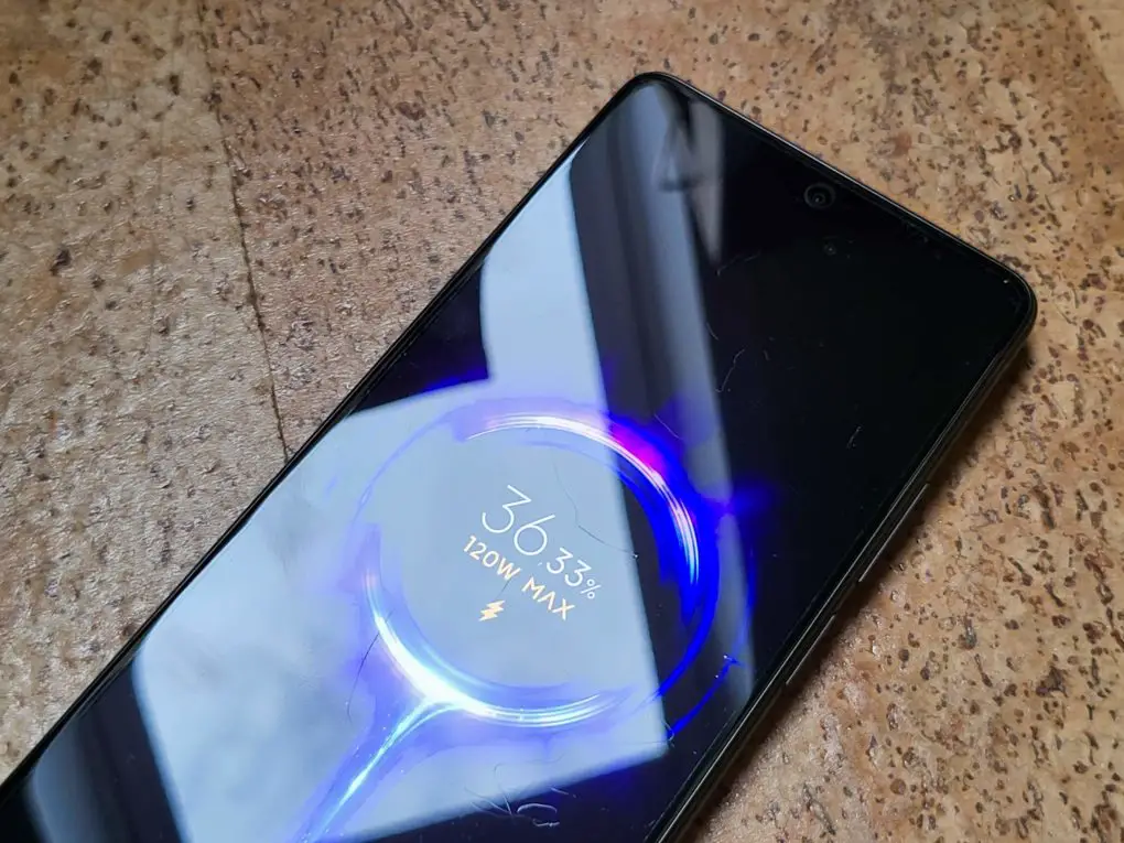 Xiaomi 11t Pro fast charging