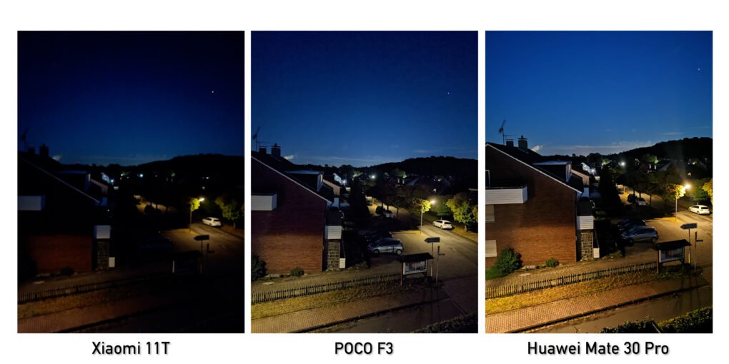Xiaomi 11T camera night mode