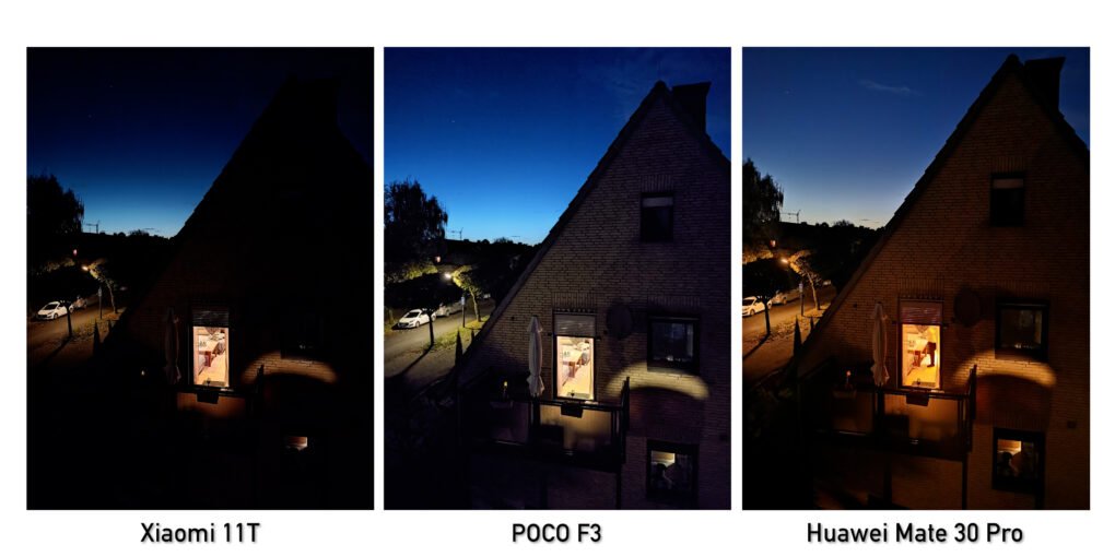 Xiaomi 11T camera night mode