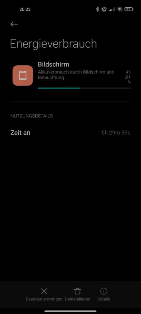 Xiaomi 11 Lite 5G NE Screen-On-Time