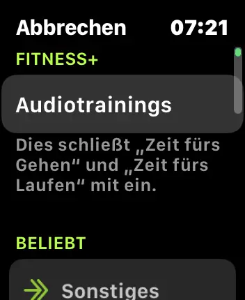 Apple Fitness+ Training-App 3