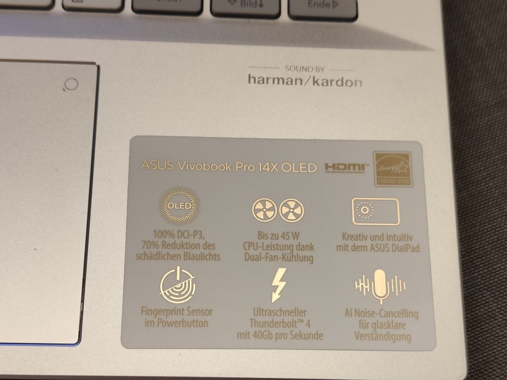Asus Vivobook Pro 14X OLED Audio
