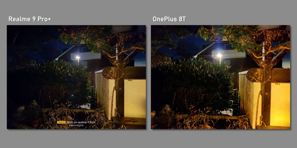 Realm 9 Pro Plus camera comparison OnePlus 8T