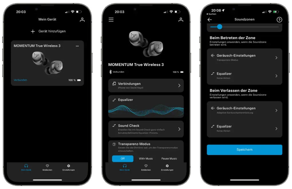 Sennheiser MOMENTUM True Wireless 3 app