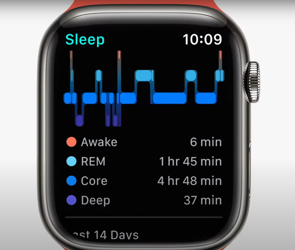 watchOS 9 sleep monitoring