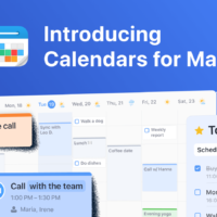 Calendars on Mac