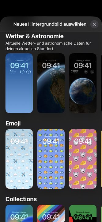 iOS 16 Sperrbildschirm