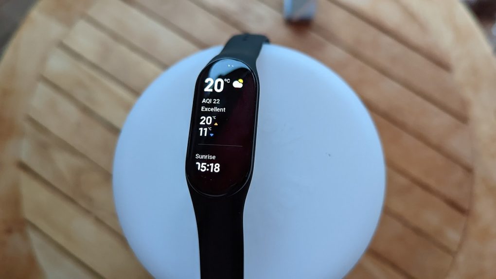 Xiaomi Smart Band 7 Wetter 