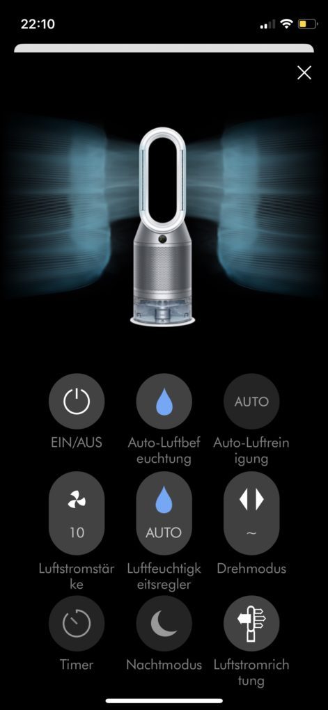 Dyson Link App Fernbedienung