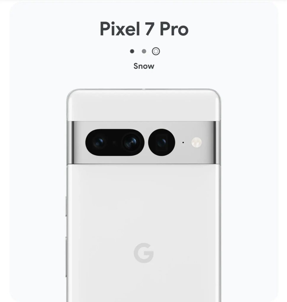 Google Pixel 7 Pro Weiß