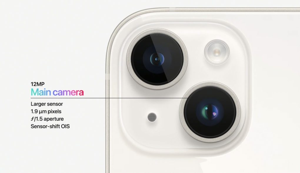 iPhone 14 and iPhone 14 Plus main camera