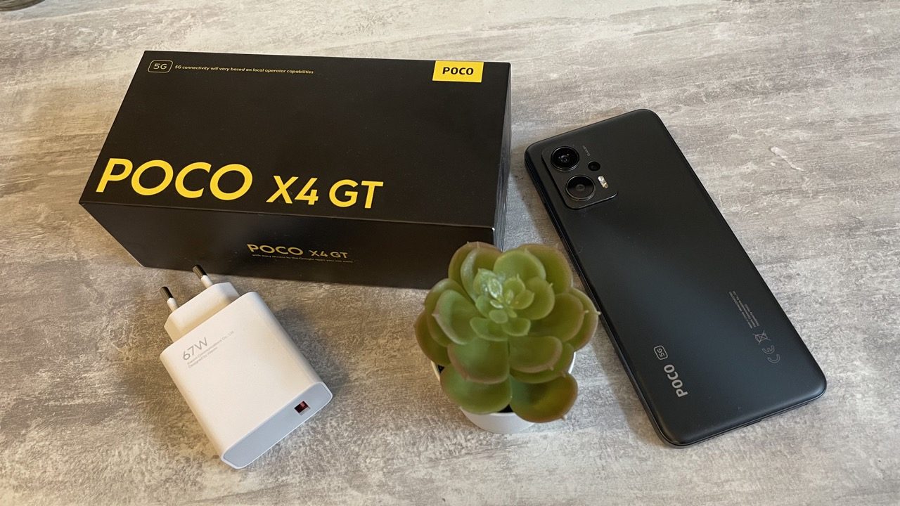 Custodia Per Poco X4 GT Trasparente Antiurto TPU + Vetro Temperato - Cover Morbida E Pellicola Inclusa, XS40