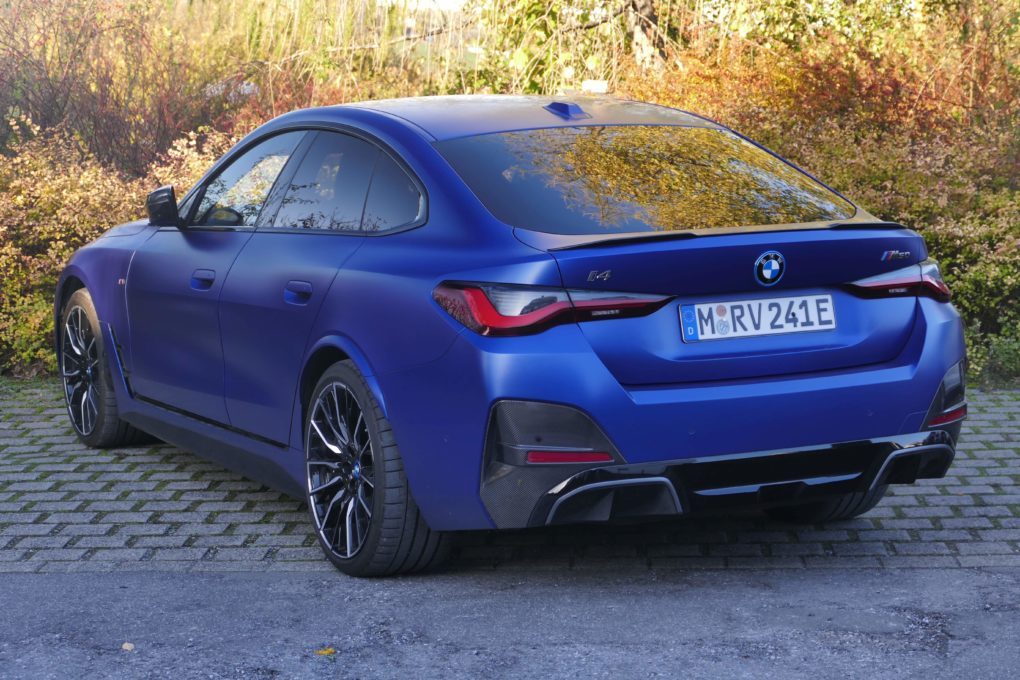 BMW i4 M50 rear