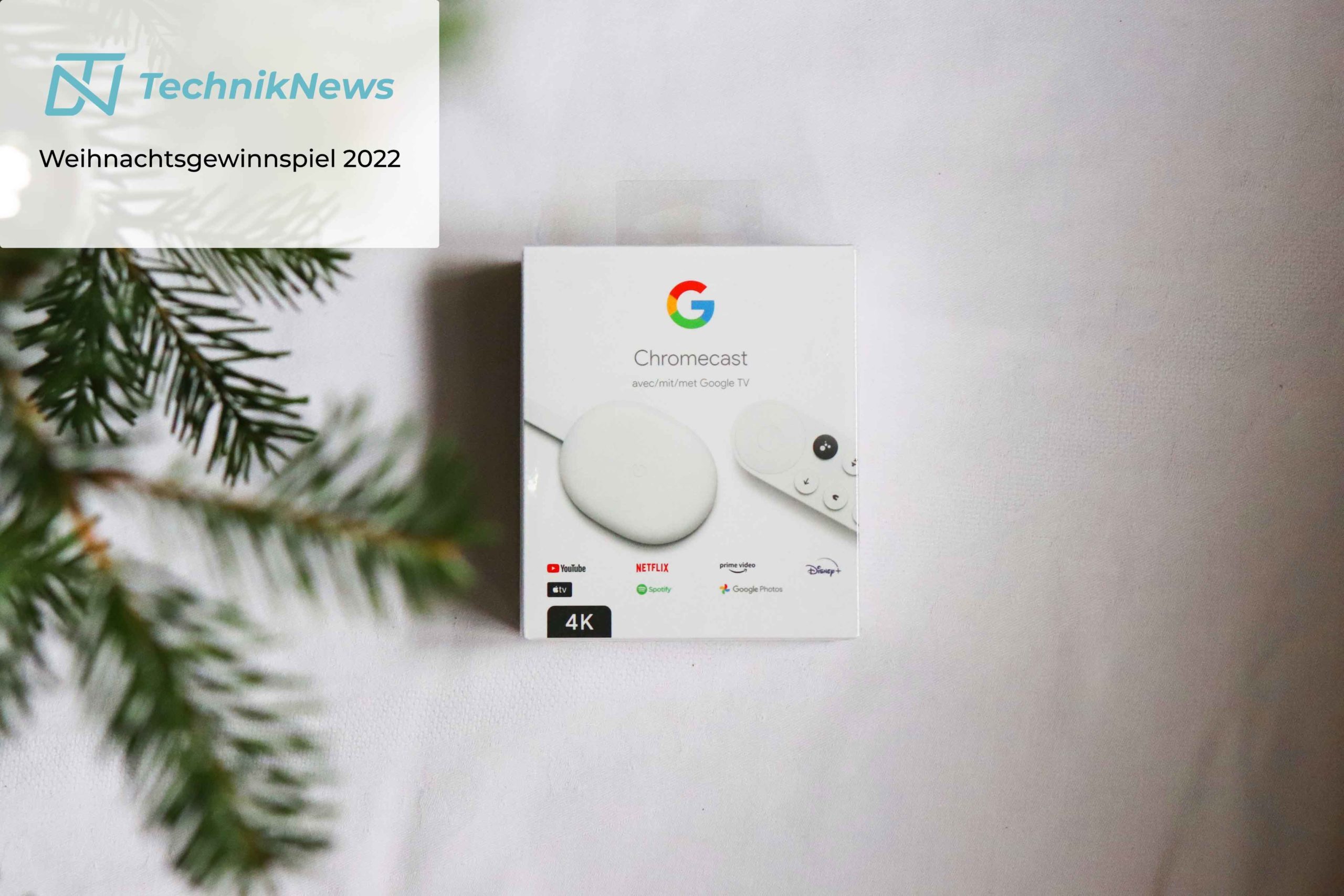 TechnikNews Weihnachtsgewinnspiel 2022 Google Chromecast Android TV