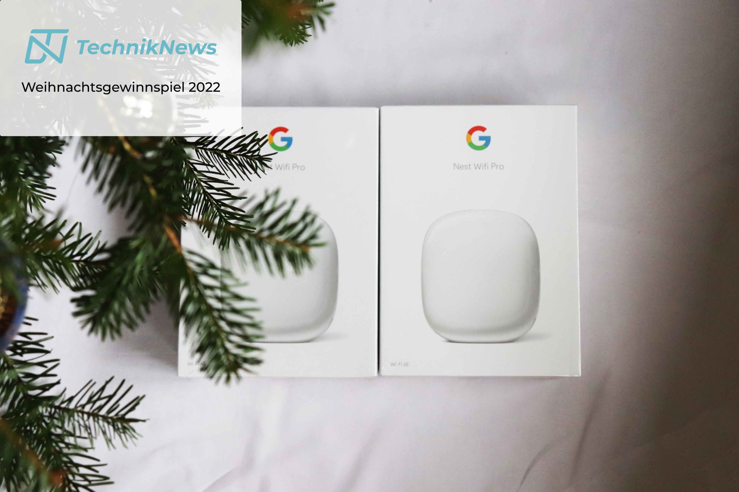TechnikNews Weihnachtsgewinnspiel 2022 Google Nest Wifi Pro