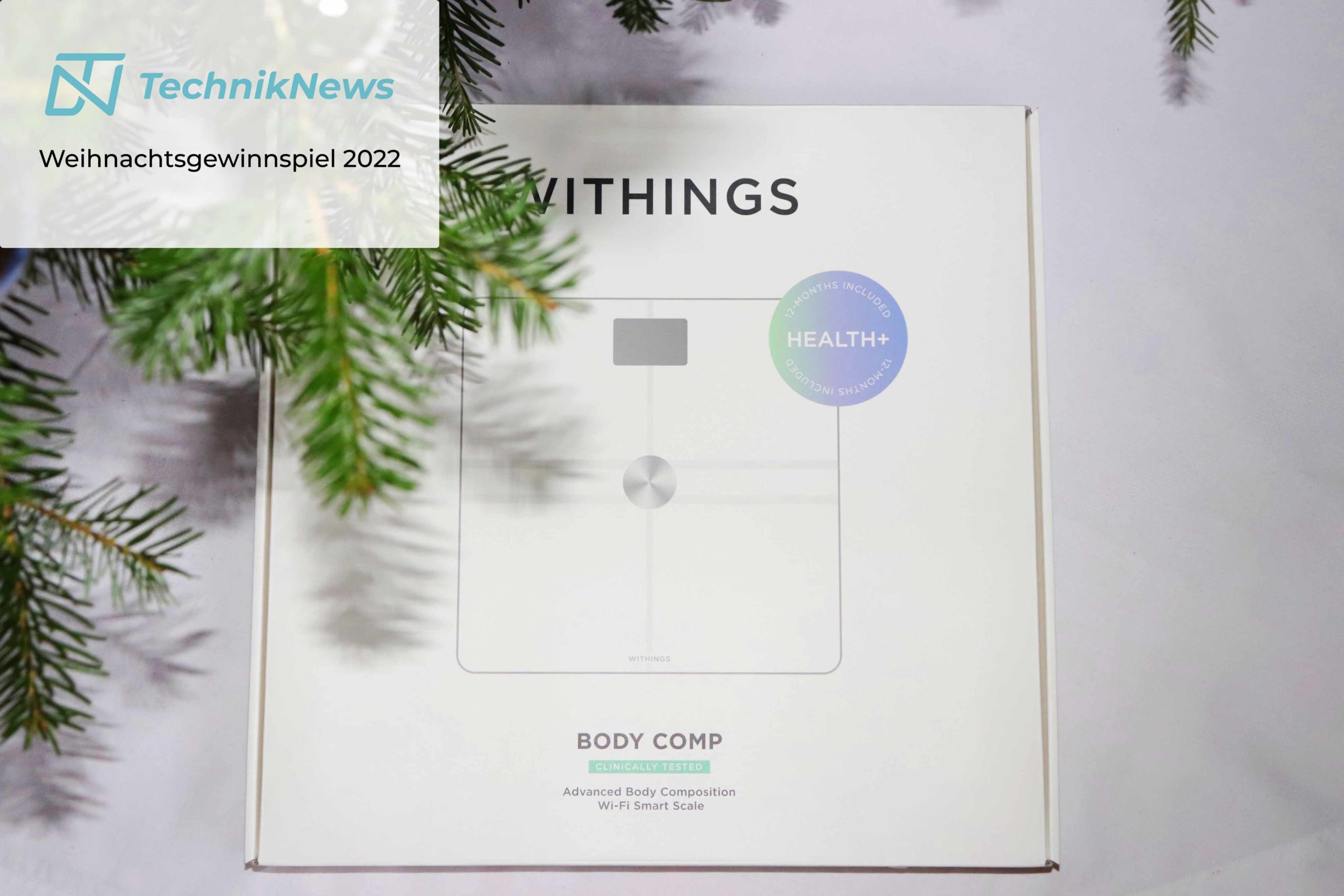 TechnikNews Christmas Sweepstakes 2022 Withings Body Comp