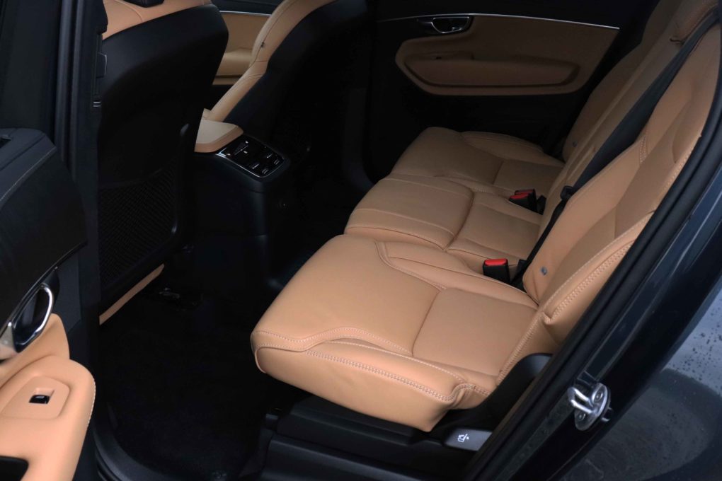 Volvo XC90 rear seat row test