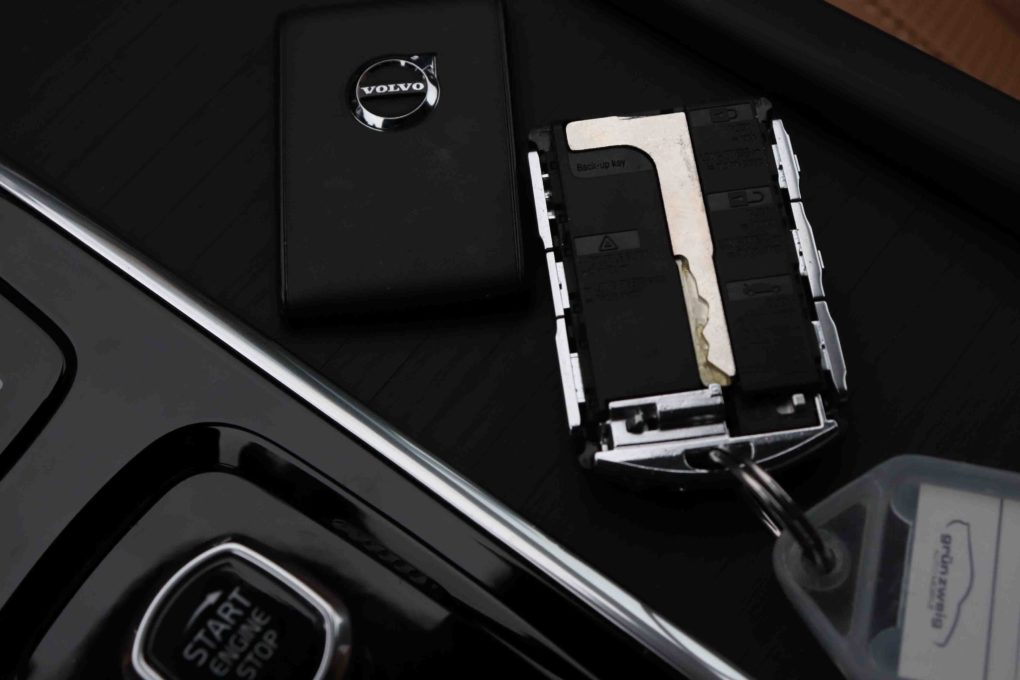 Volvo XC90 test key inside