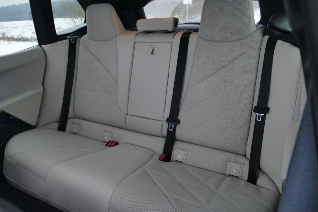 BMW iX M60 rear seats