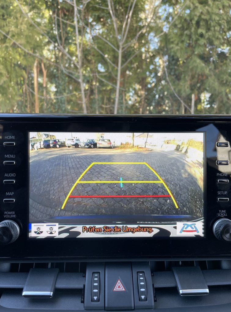 Suzuki Across rear view camera