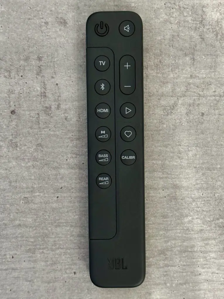 JBL Bar 800 remote control