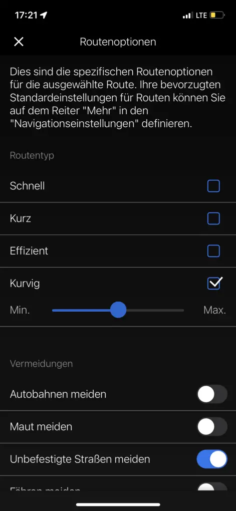 BMW CE 04 Connected App Create route