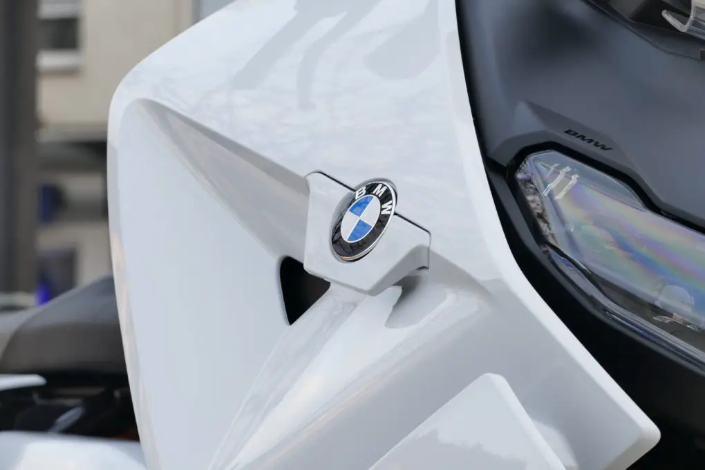 BMW CE 04 logo on the side