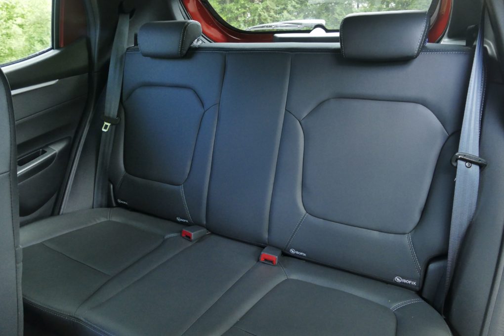 Dacia Spring Electric 45 rear seat