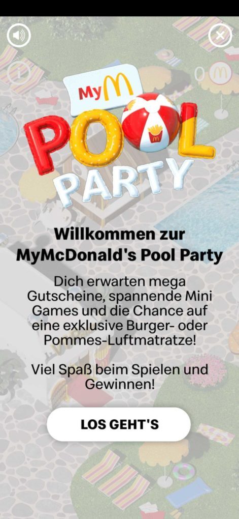 MyMcDonald's Pool Party