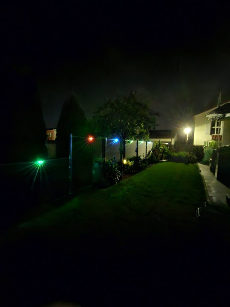 Z Fold5 image ultra wide angle camera garden night