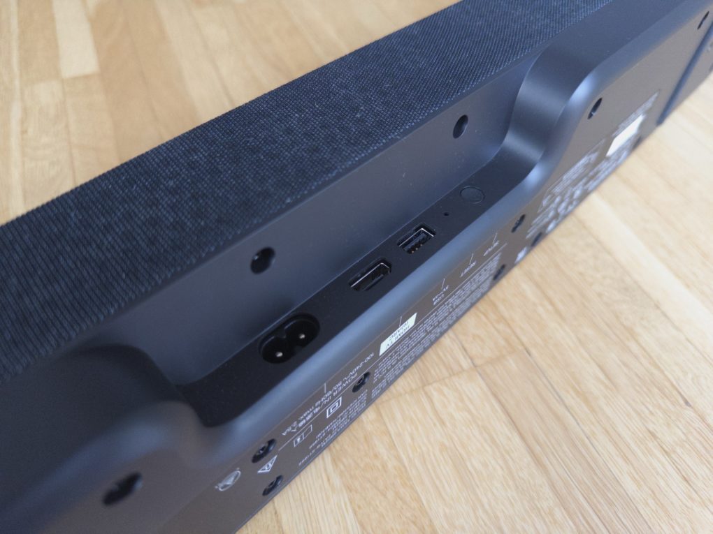 Sennheiser AMBEO Soundbar Mini connections