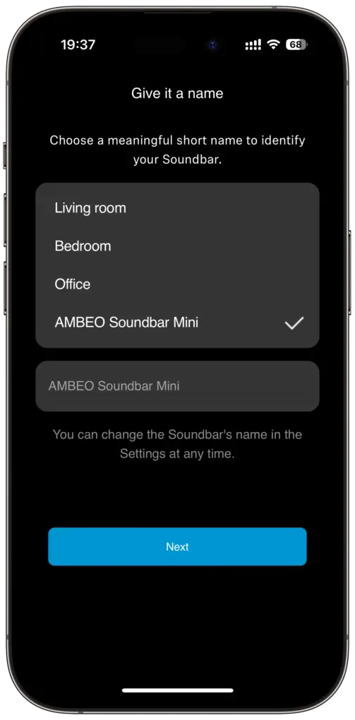 Sennheiser AMBEO Soundbar Mini Setup 4
