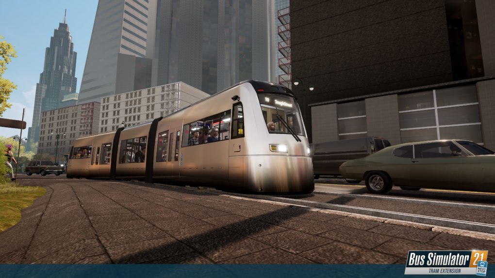 Bus Simulator 21: Tram at a stop