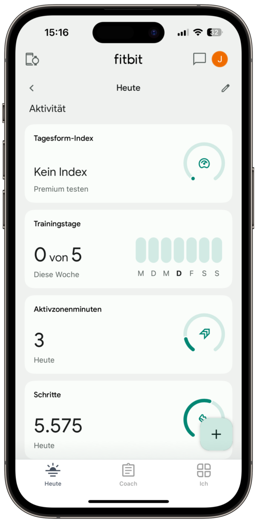 Fitbit Versa 4 App Bild 2