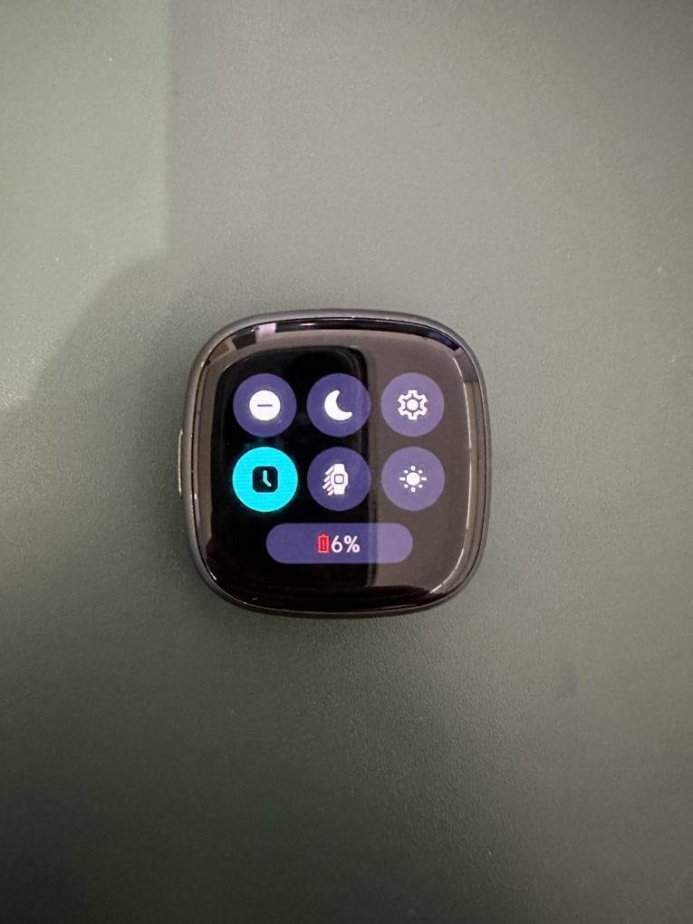 Fitbit Versa 4 Software Schnelleinstellungen