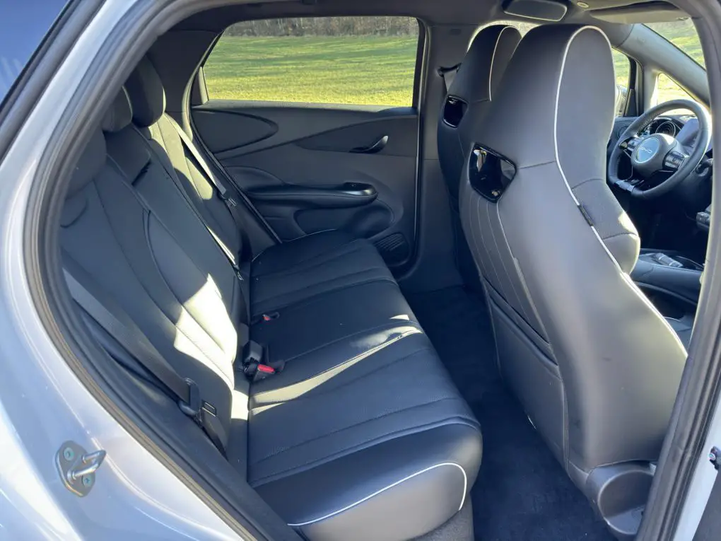 BYD DOLPHIN back seat
