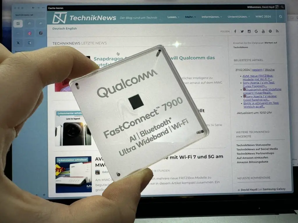 Qualcomm FastConnect 7900 et Snapdragon X80 5G présentés au MWC 2024