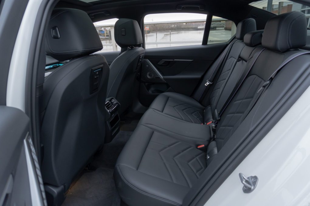 BMW i5 M60 rear seat 2