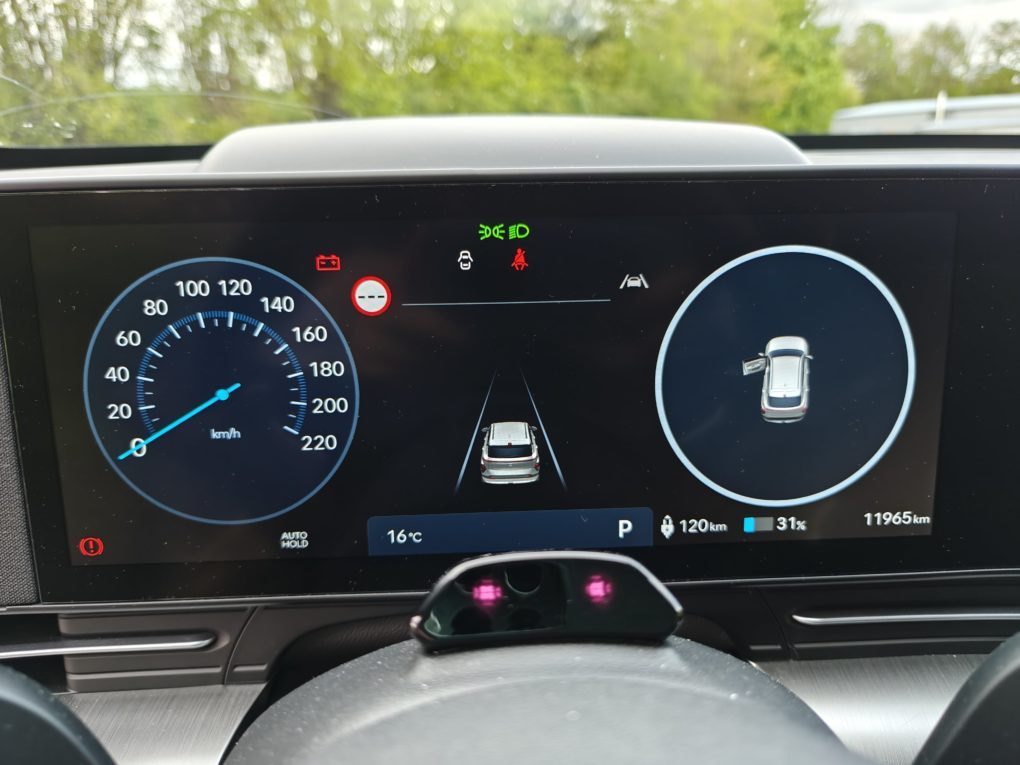 Hyundai Kona Fahrerdisplay