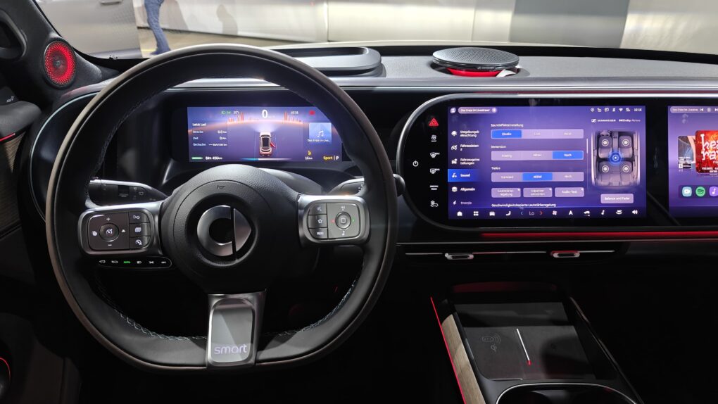 Smart #5 Infotainment Fahrer