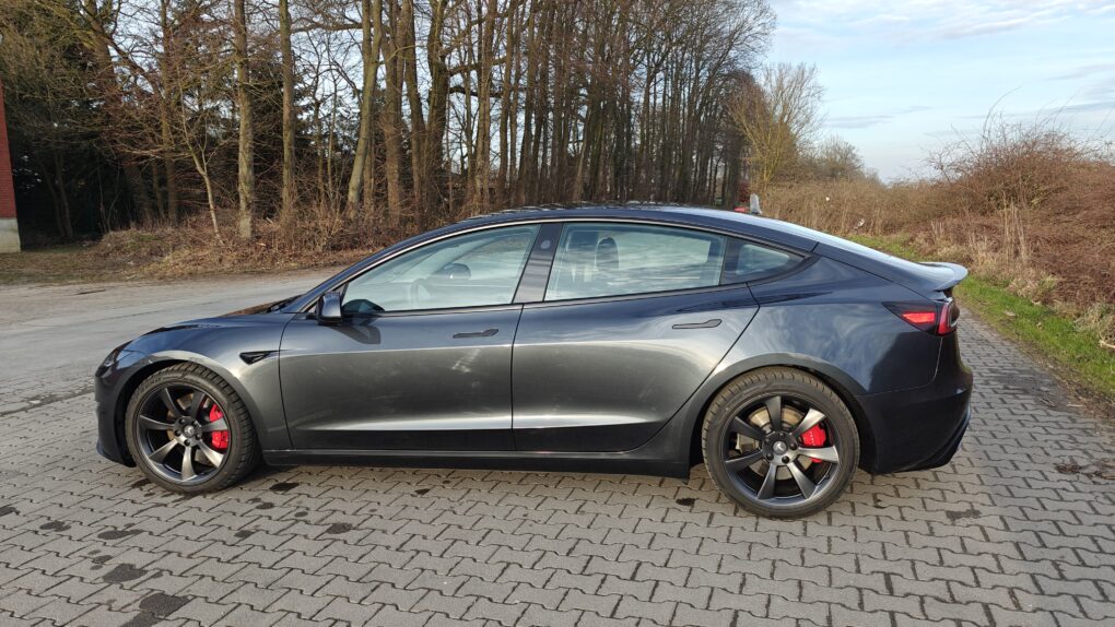 Tesla Model 3 Performance Seite