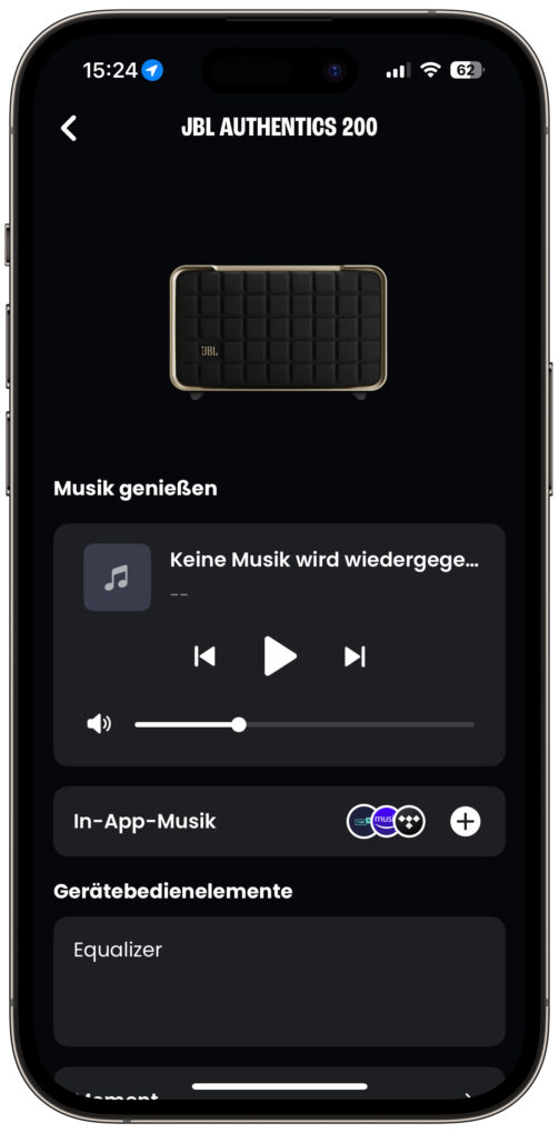 JBL Authentics 200 App 1