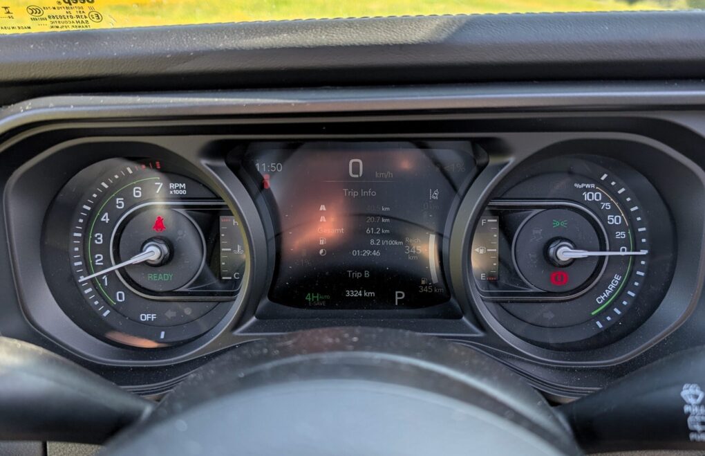 Jeep Wragler Instrumentcluster