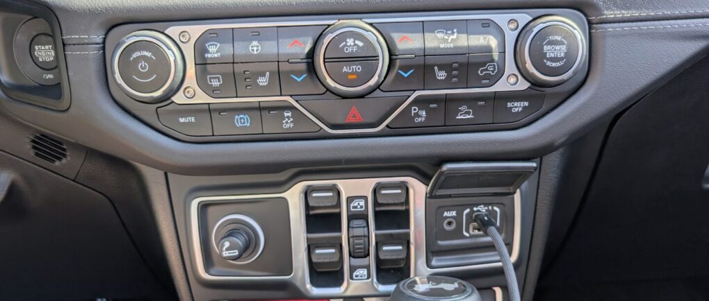 Jeep Wrangler Bedienung