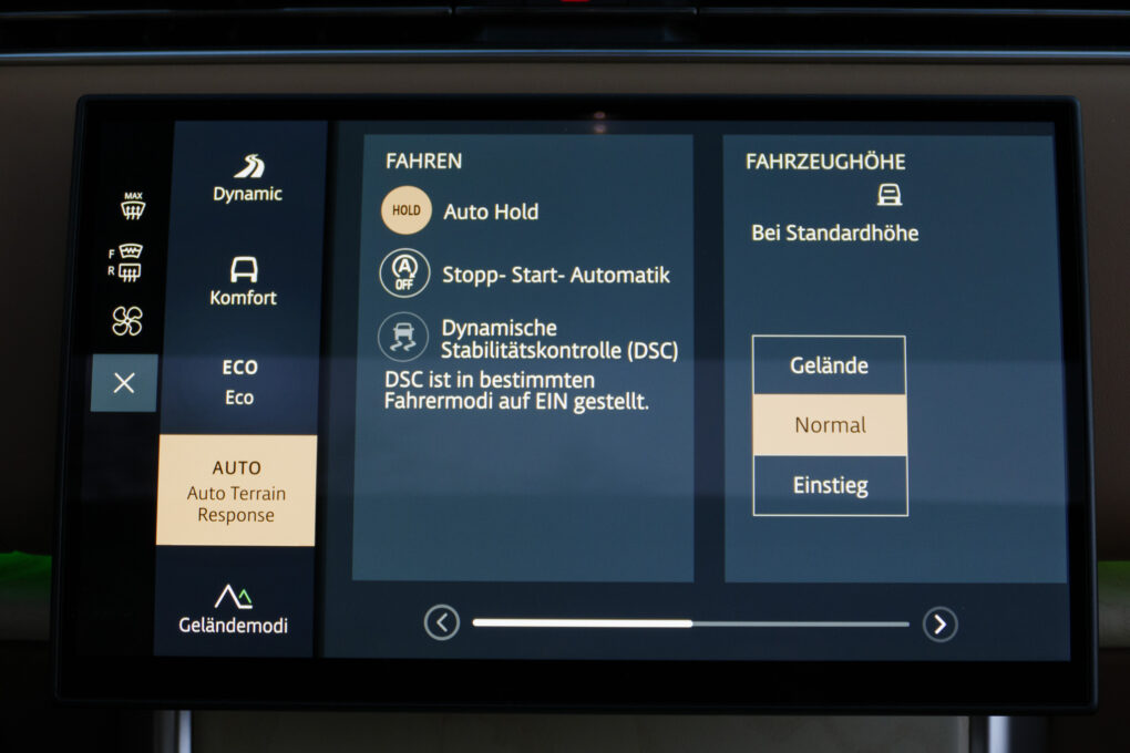 Land Rover Range Rover SV Fahrerassistenz 1