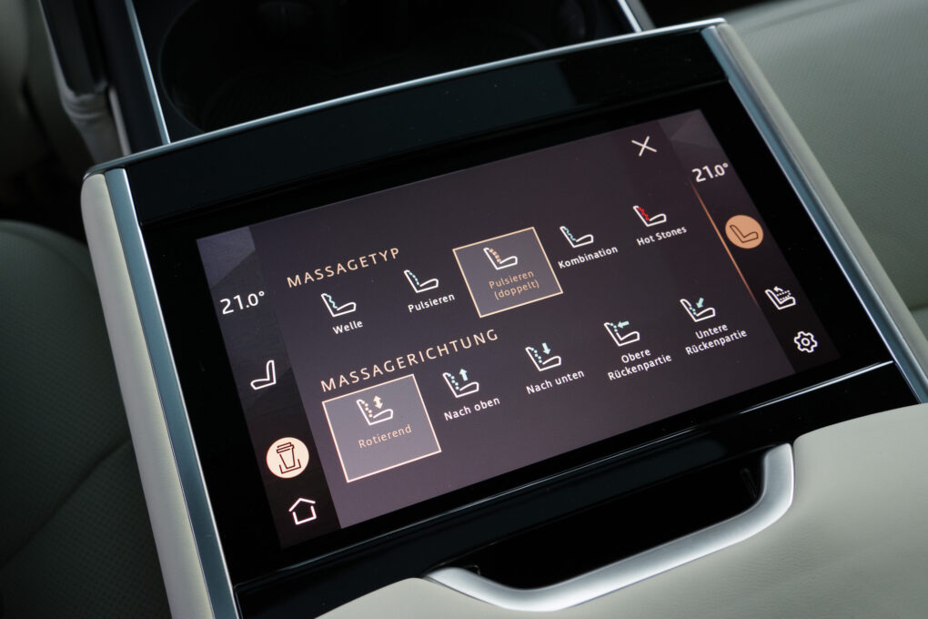 Land Rover Range Rover SV Fond Massageeinstellung